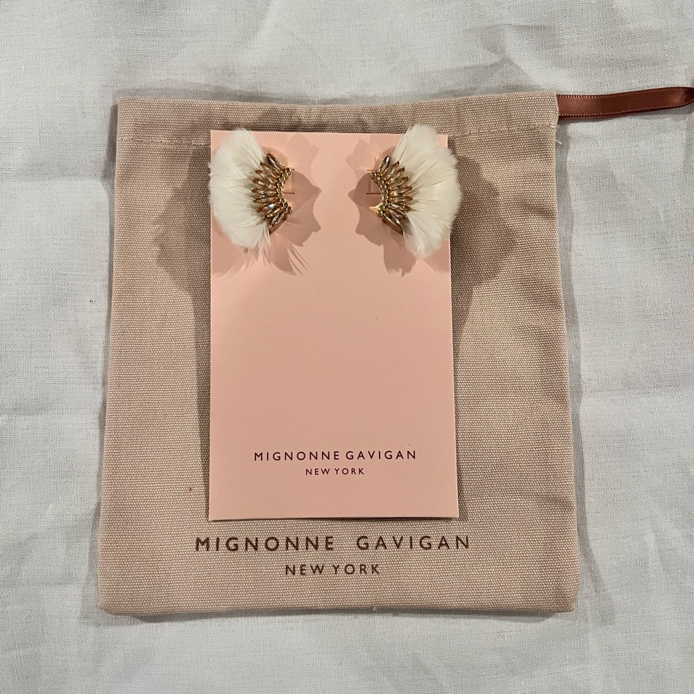 Mignonne Gavigan Lux Mini Madeline Feather Earring